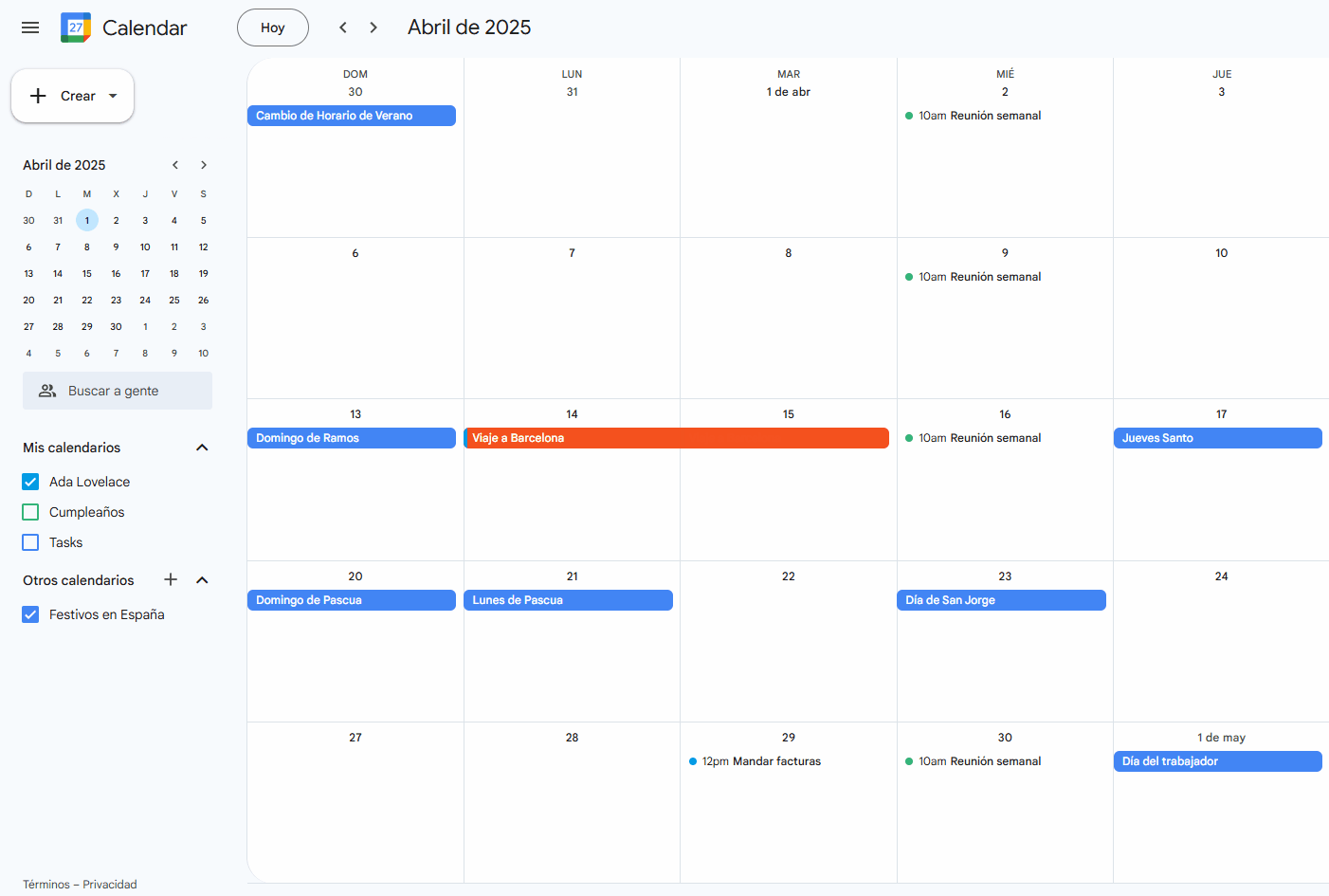 Cómo compartir un calendario de Google públicamente y obtener el enlace para compartir