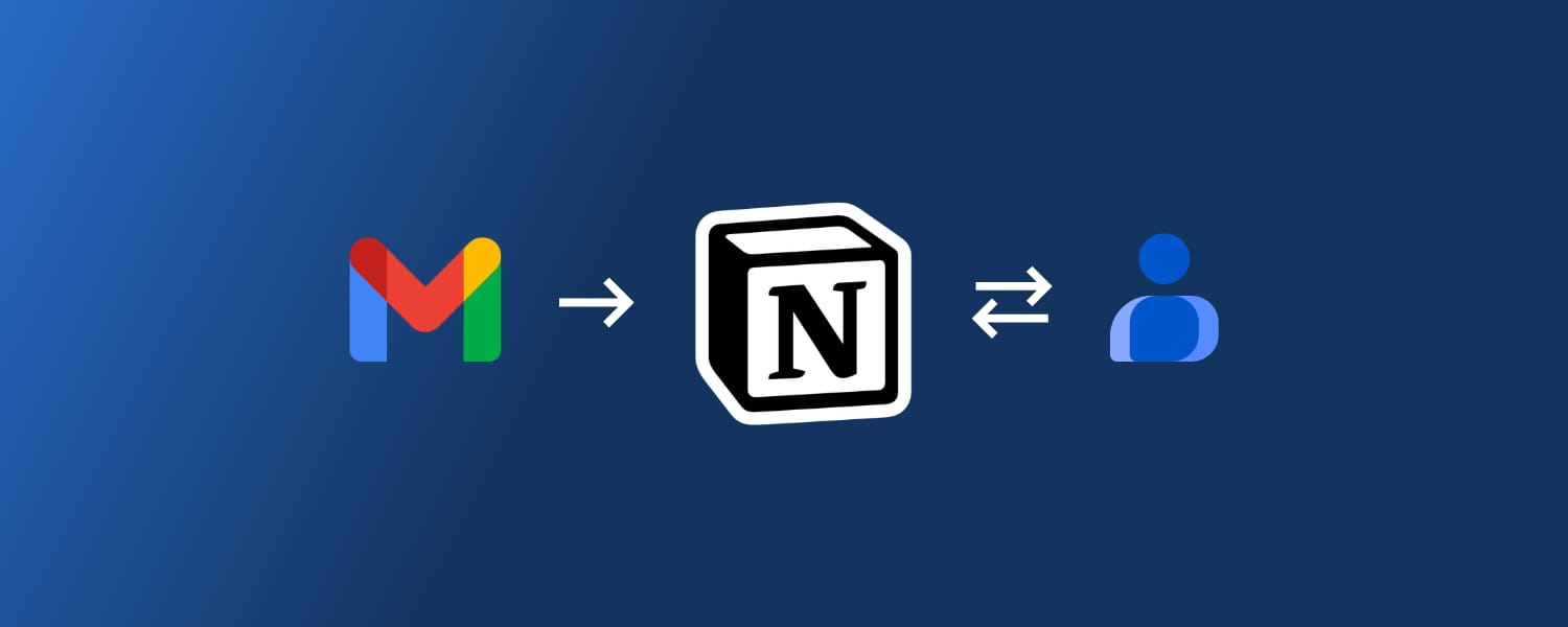대표 이미지: 새 소식: Gmail·Google 연락처 Notion 동기화