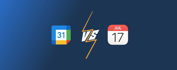 Google Calendar vs Apple Calendar: which is best in 2026?