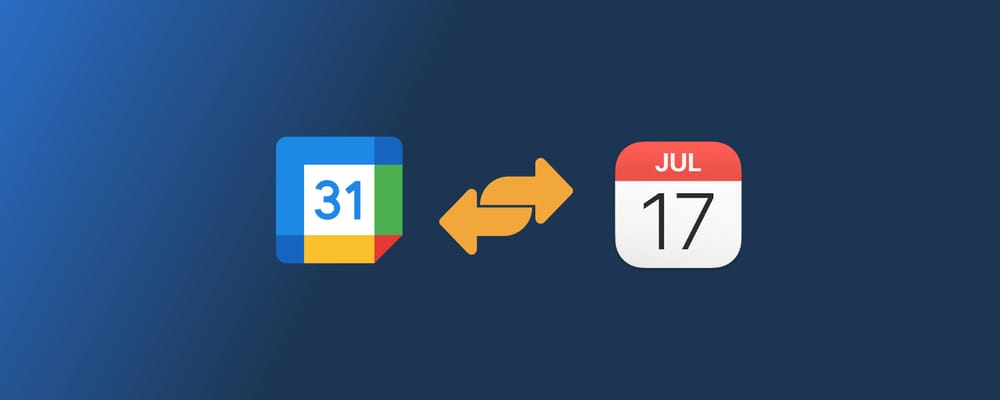 How to sync Google Calendar with Apple Calendar (iPhone, iPad & Mac)