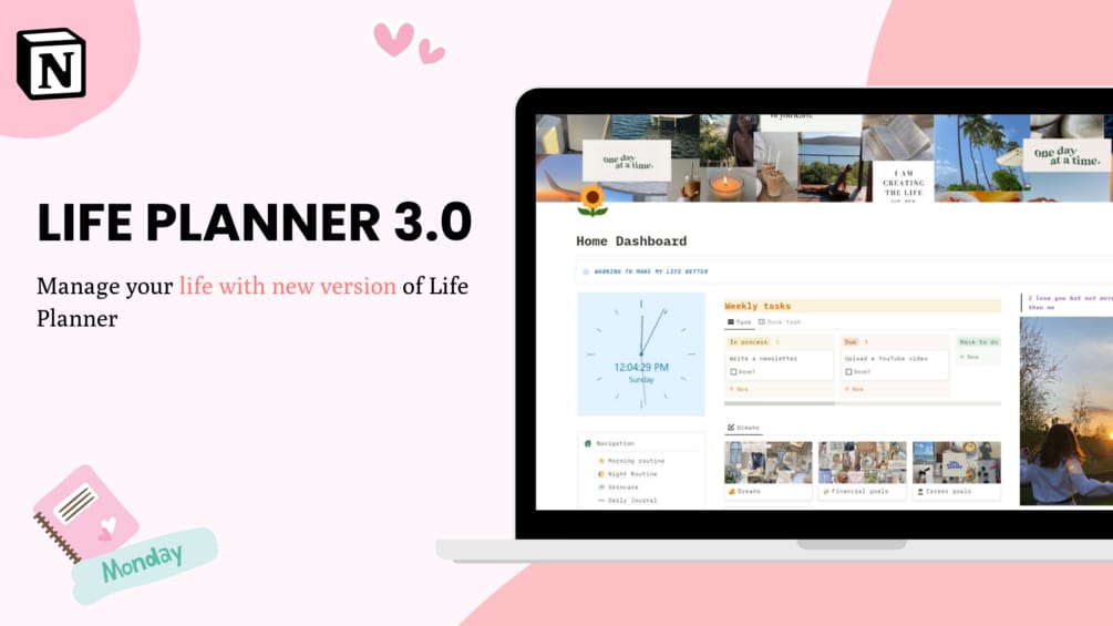 Life Planner 3.0 템플릿 스크린샷