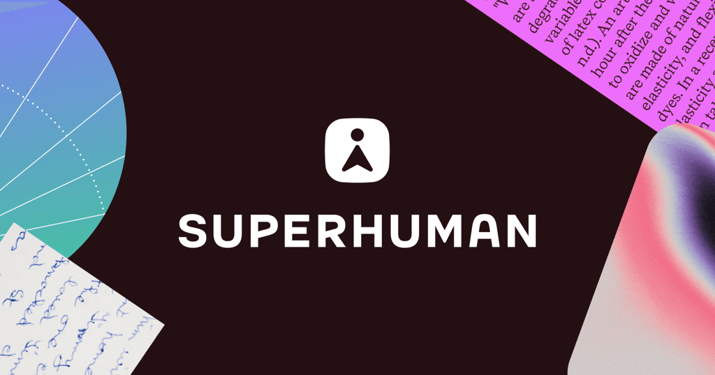 Superhuman rebrand announcement showing the combined suite of Coda, writing tools, and AI assistant