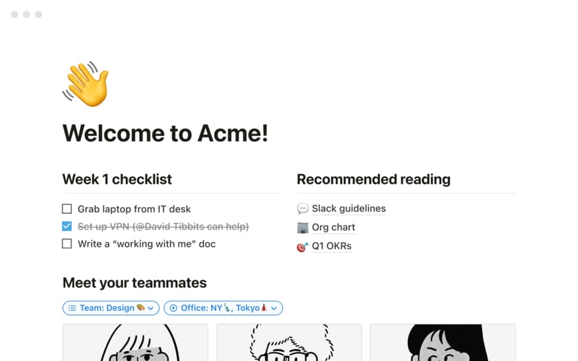 Notion Unternehmens-Wiki