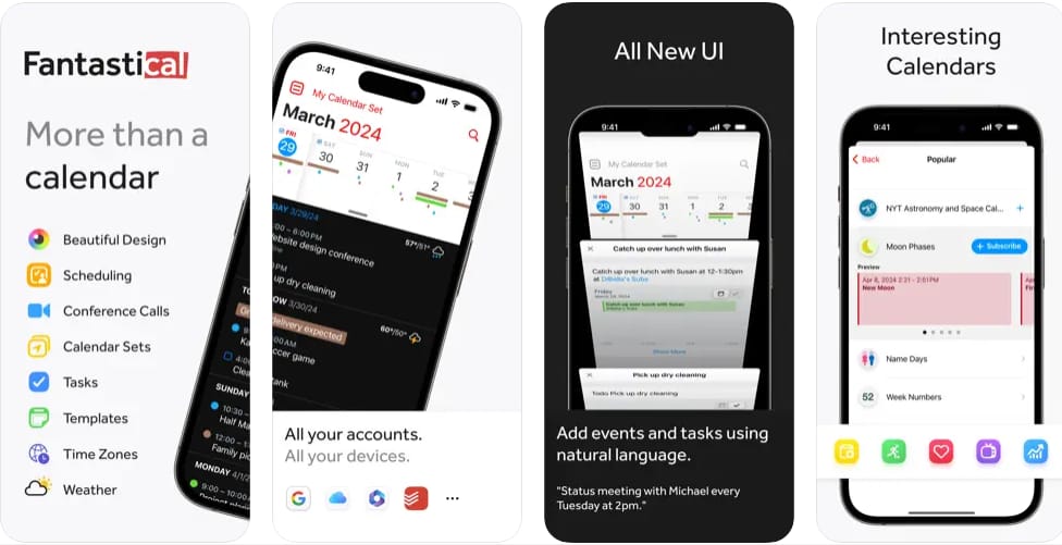 Fantastical iPhone 스크린샷