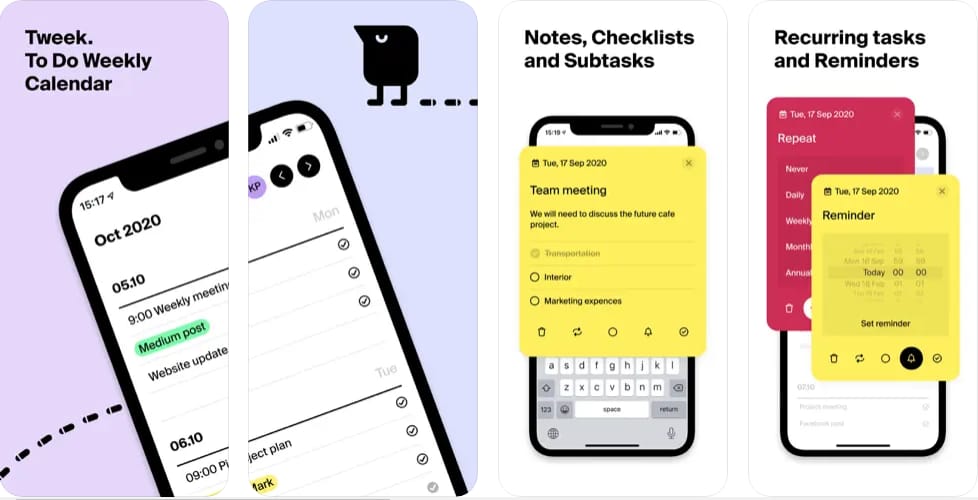 Tweek iPhone 스크린샷