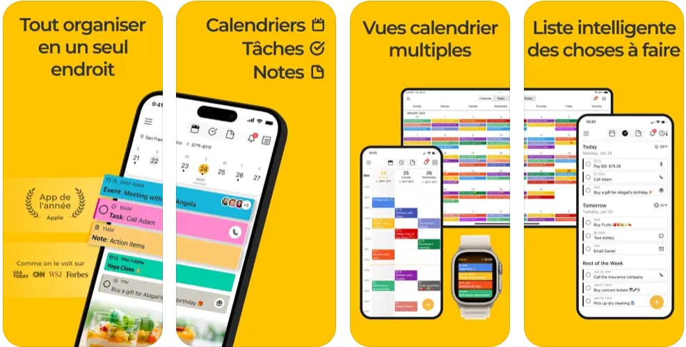 Captures d'écran de 24me